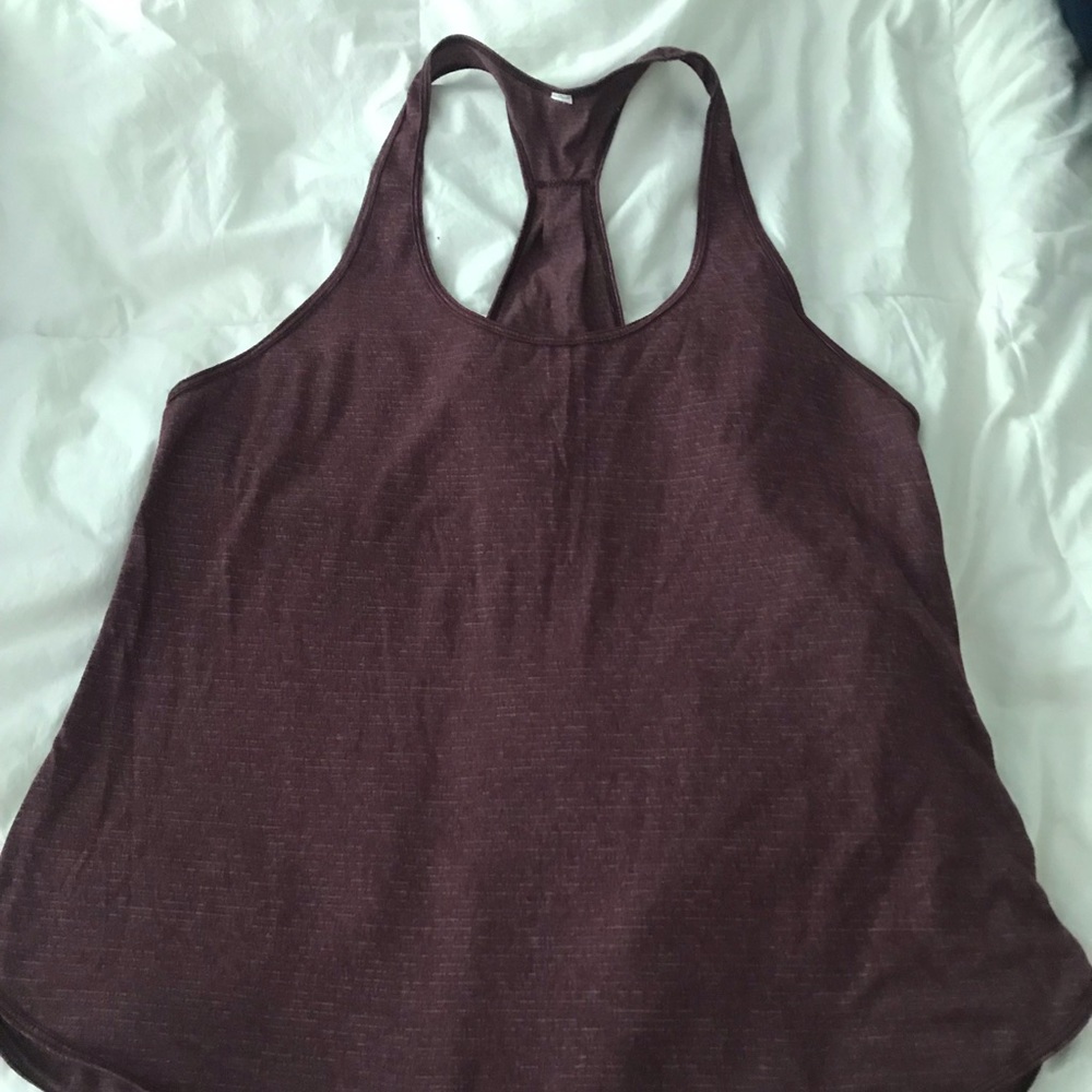 Lululemon Racerback Tank Maroon - Easy fit